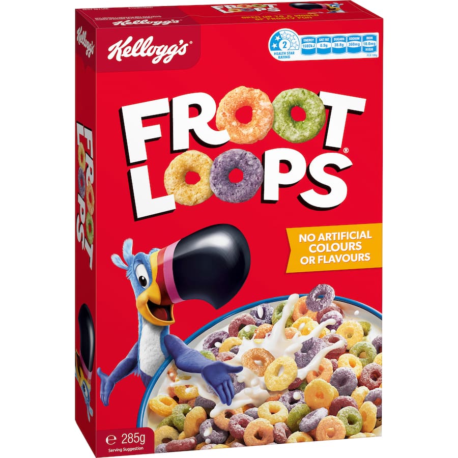 Kellogg's Froot Loops Cereal  285g