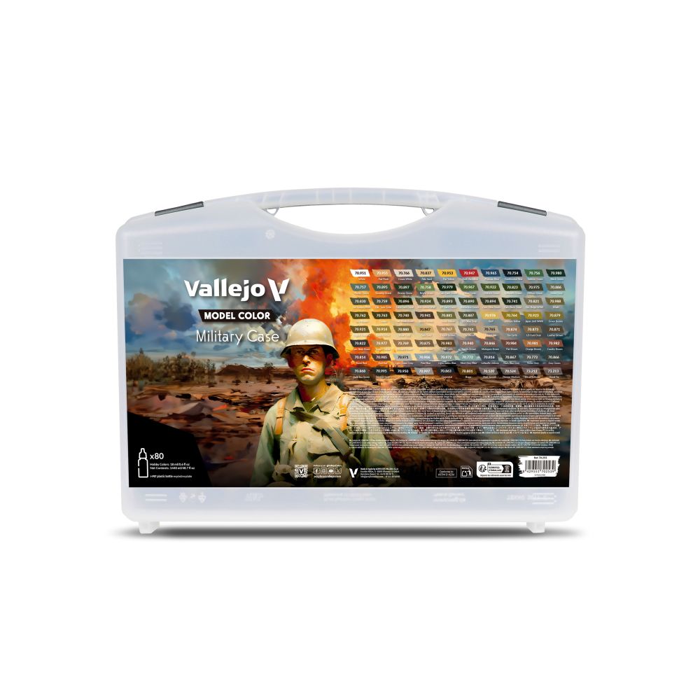Vallejo - Model Colour - 80 Colours Case