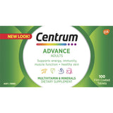 Centrum Advance Adults Daily Multivitamin Supplement Tablets 100pack