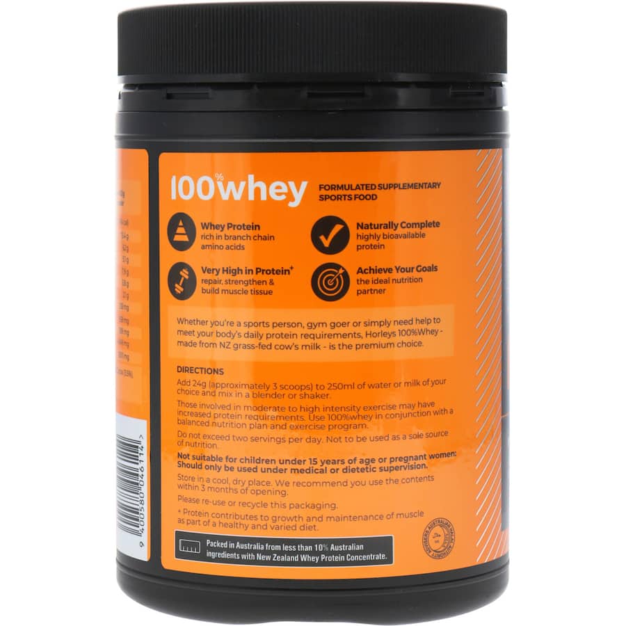 Horleys Nutrition Formula 100% Whey Chocolate 340g