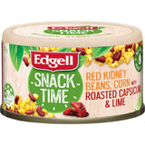 Edgell Snacktime Red Kidney Beans With Corn, Capsicum & Lime 70g