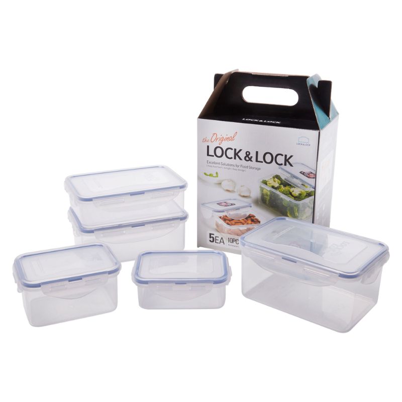 Storage-Set-LocknLock-Classic-Rectangular-5pcs