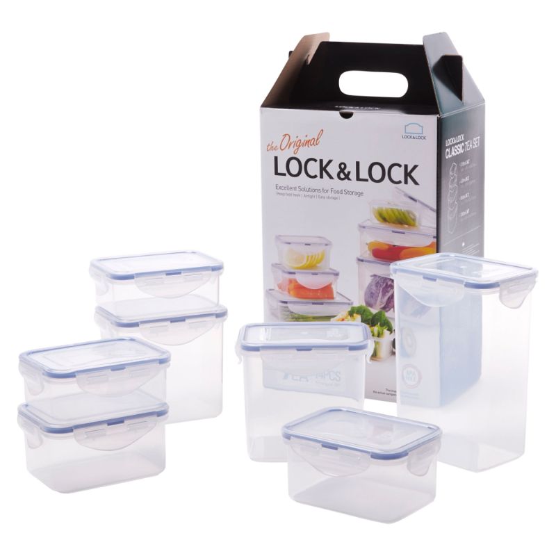 Storage-Set-LocknLock-Classic-Rectangular-7pcs