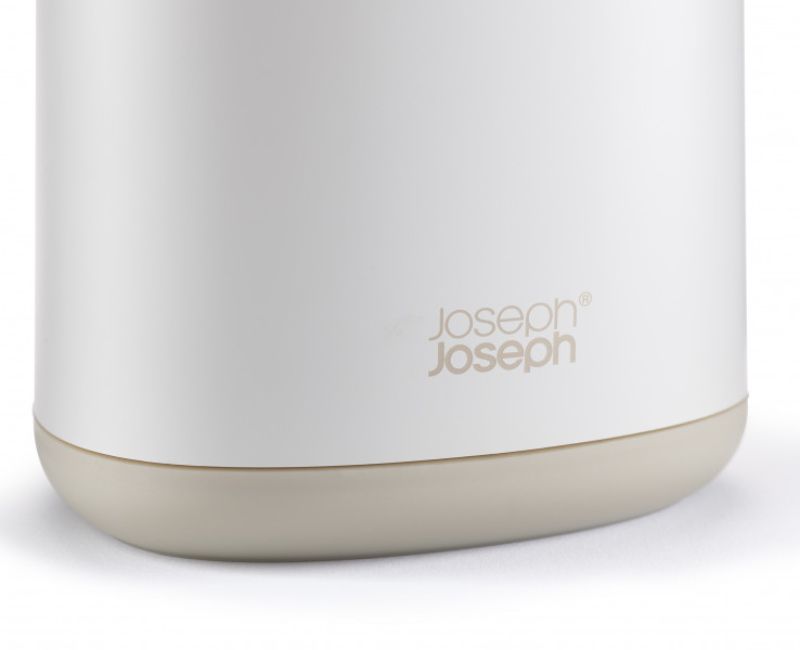 Joseph Joseph Flex 360 Toilet Brush in Ecru with flexible head and elegant design for superior toilet hygiene.