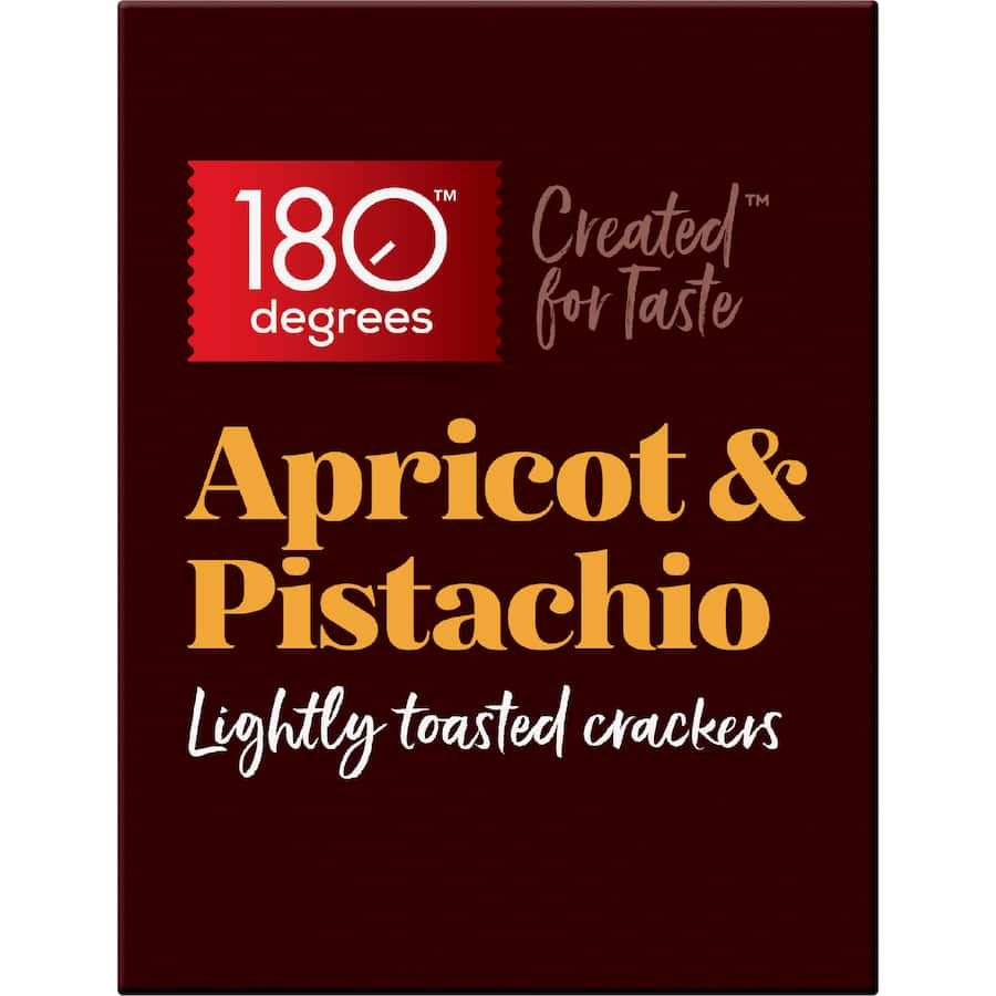 180 Degrees Crackers Apricot & Pistachio 130g