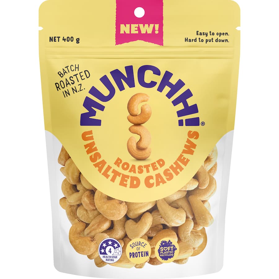Munchh Cashews Roasted Unsalted 400g