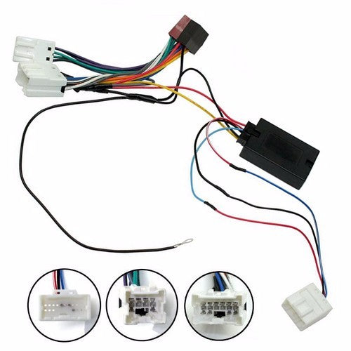 AERPRO Control Harness C for Nissan, featuring 6-way and 10-way connectors for easy audio system installation.