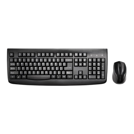 Kensington Pro Fit Wireless Keyboard and Mouse Set with spill-proof protection and ergonomic design for productivity and comfort.