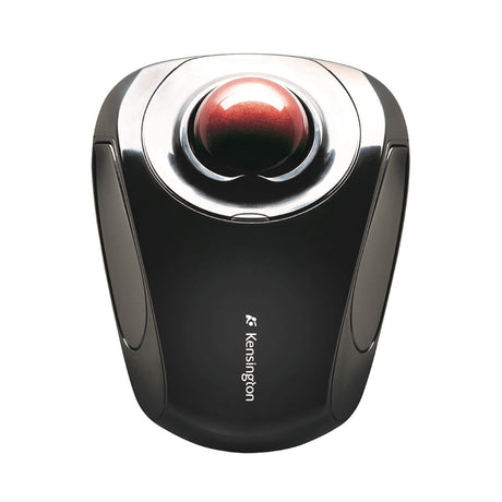 Kensington Orbit Wireless Trackball with centered-ball design for comfort, touch scrolling, and ambidextrous use.