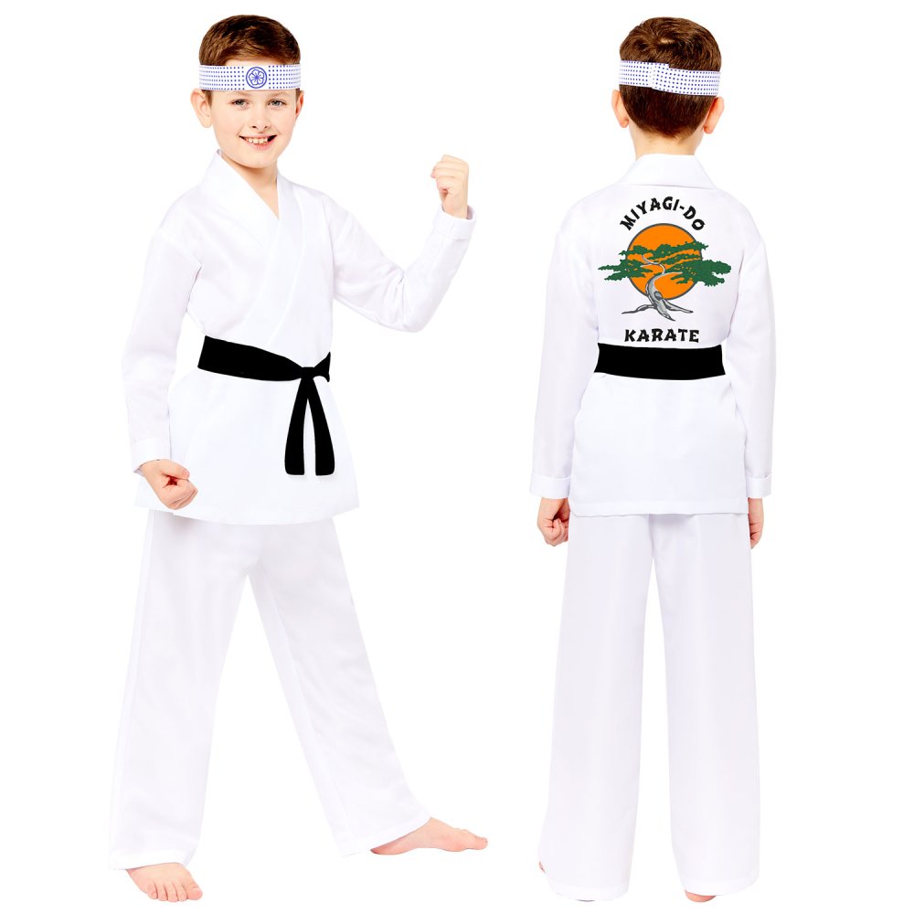 Costume Miyagi De Karate Kids 10-12 Years