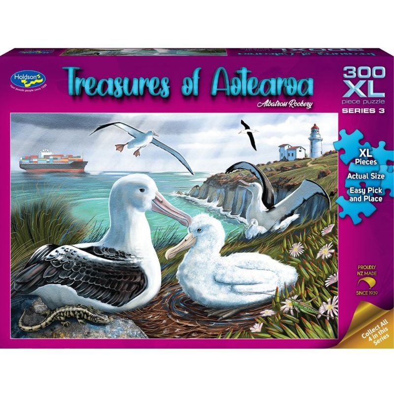 Holdson Puzzle - Treasures of Aotearoa S3 300XL pc (Albatross Rookery)