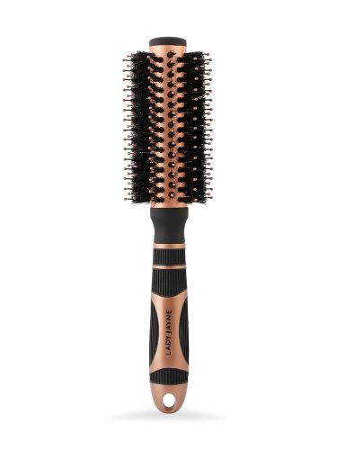 Lady Jayne Small Porcupine Radial Brush with ceramic barrel and ergonomic handle for voluminous, frizz-free styling.