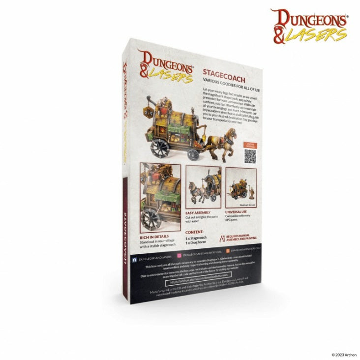 Dungeons & Lasers: Miniatures - Stagecoach