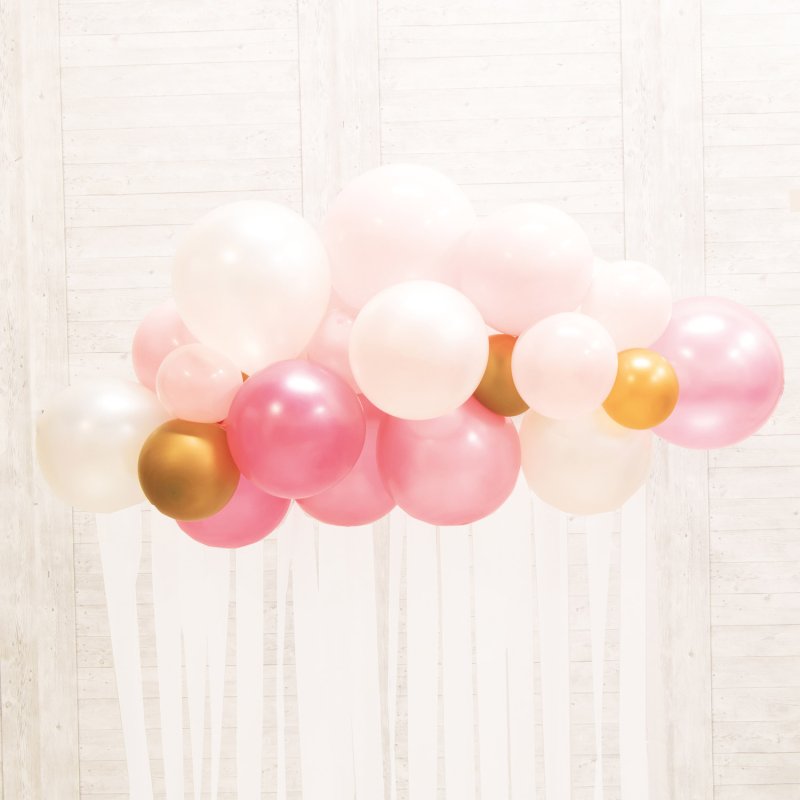 Balloon - Botanical Celebration Pink Balloon Garland Backdrop Kit