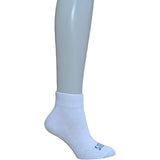 Stepout Socks White Ankle 11-13yrs - 2pack