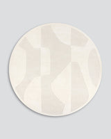 Floor Rug - Lumiere Marceau Ivory (240cm dia) - OLLO