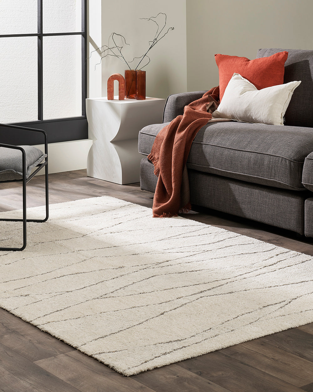 Floor Rug - Lumiere Everest Ecru (200 x 290cm) - OLLO