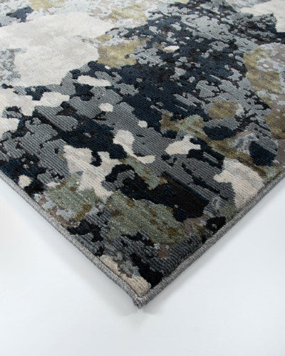 Floor Rug - Emery Ink/Olive (200 x 290cm) - OLLO