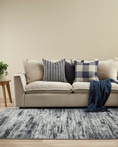 Floor Rug - Caspian Navy (200 x 290cm) - OLLO