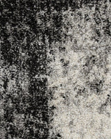 Floor Rug - Quinn Ivory/Black (160 x 230cm) - OLLO