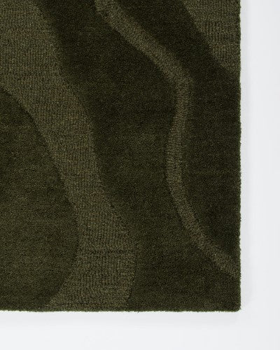 Floor Rug - Mira Olive (200 x 290cm) - OLLO