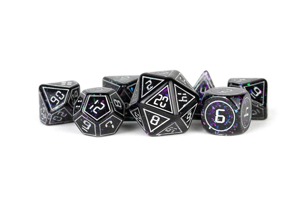 Fanroll: 16mm Resin Poly Dice Set: Framed Void