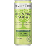 Fever Tree Soda Lime & Yuzu 250ml cans 4pack