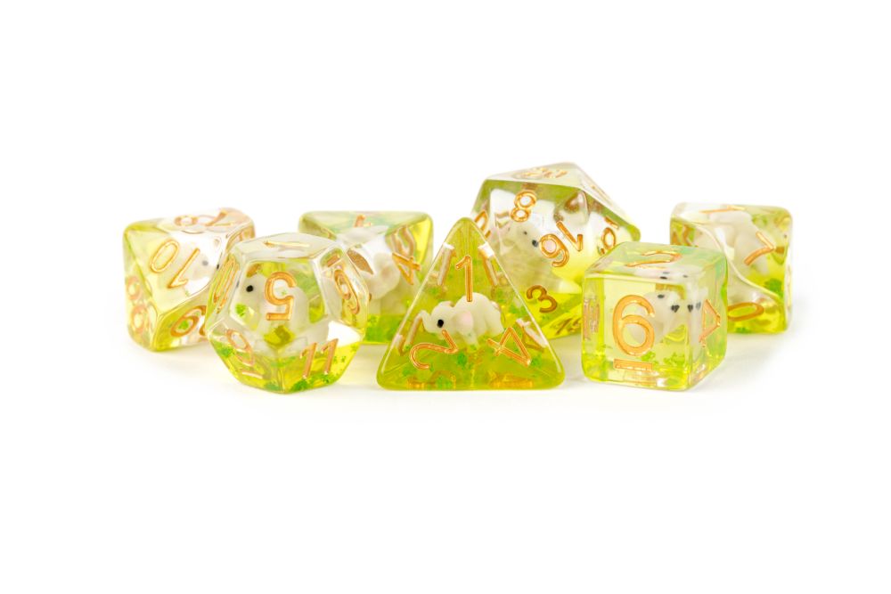 Fanroll: 16mm Resin Poly Dice Set: Elephant Dice