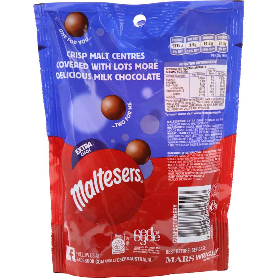 Maltesers Chocolate Extra Choc - 120g
