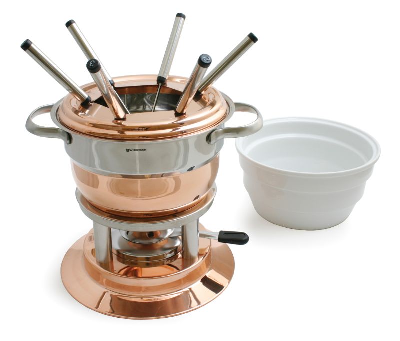 Fondue Set - Swissmar Lausanne Copper (11pcs)