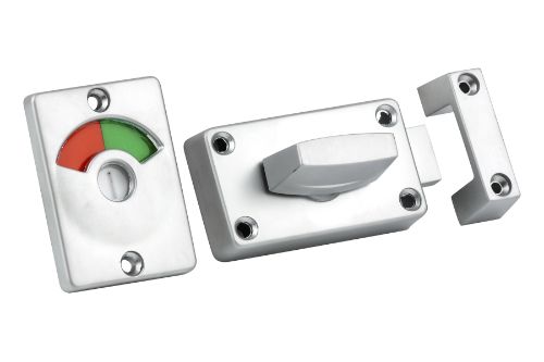 Zinc diecast indicator bolt - Satin Chrome Plated