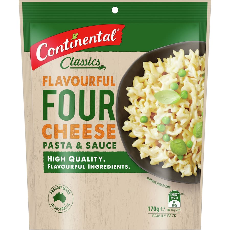 Continental Pasta & Sauce Four Cheeses 170g