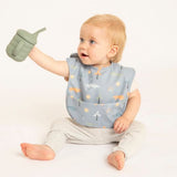Recycled Pouch Bib - Trucks - All4Ella