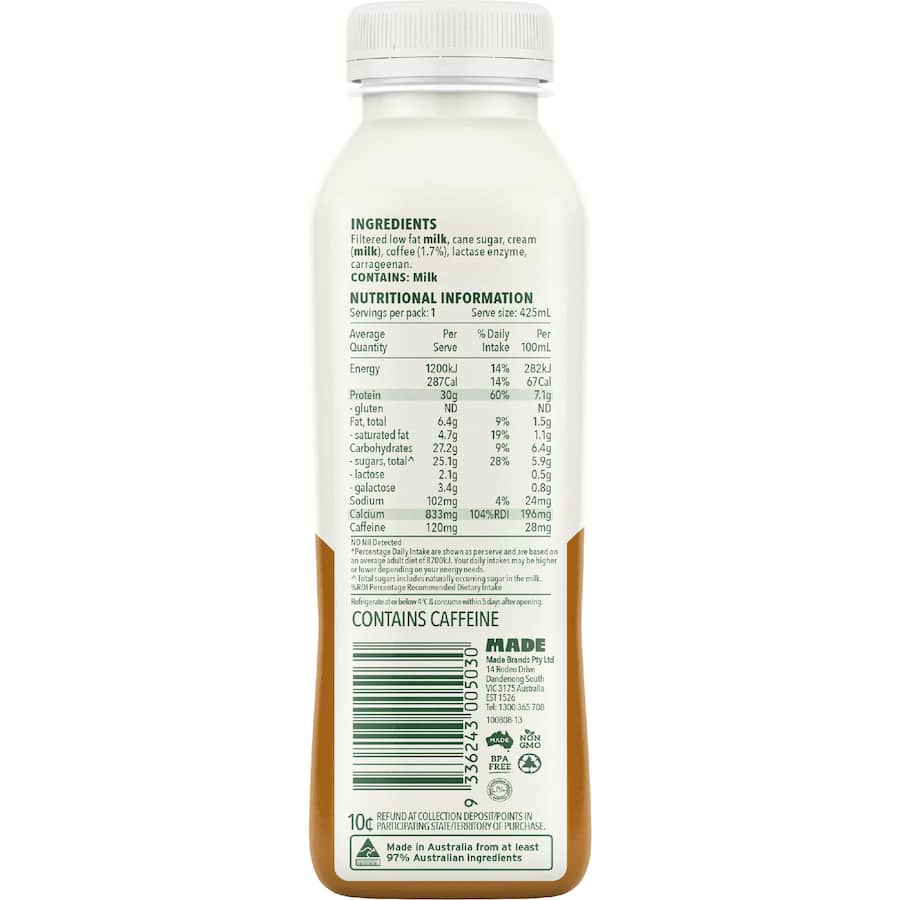 Rokeby Farms Protein Smoothie Double Espresso 425mL