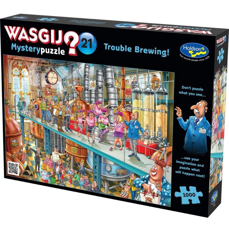 Holdson Puzzle - Wasgij Mystery 21, 1000pc (Trouble Brewing)