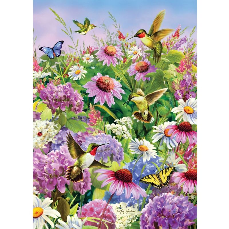 Holdson Puzzle - Nature's Calling, 500XL pc (Silver Star Hummingbirds)