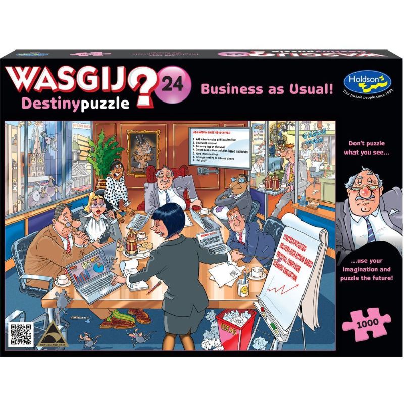 Holdson Puzzle - Wasgij Destiny 24 - 1000pc (Business as Usual)