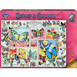 Holdson Puzzle - Stamp & Collage, 1000pc (Butterflies)