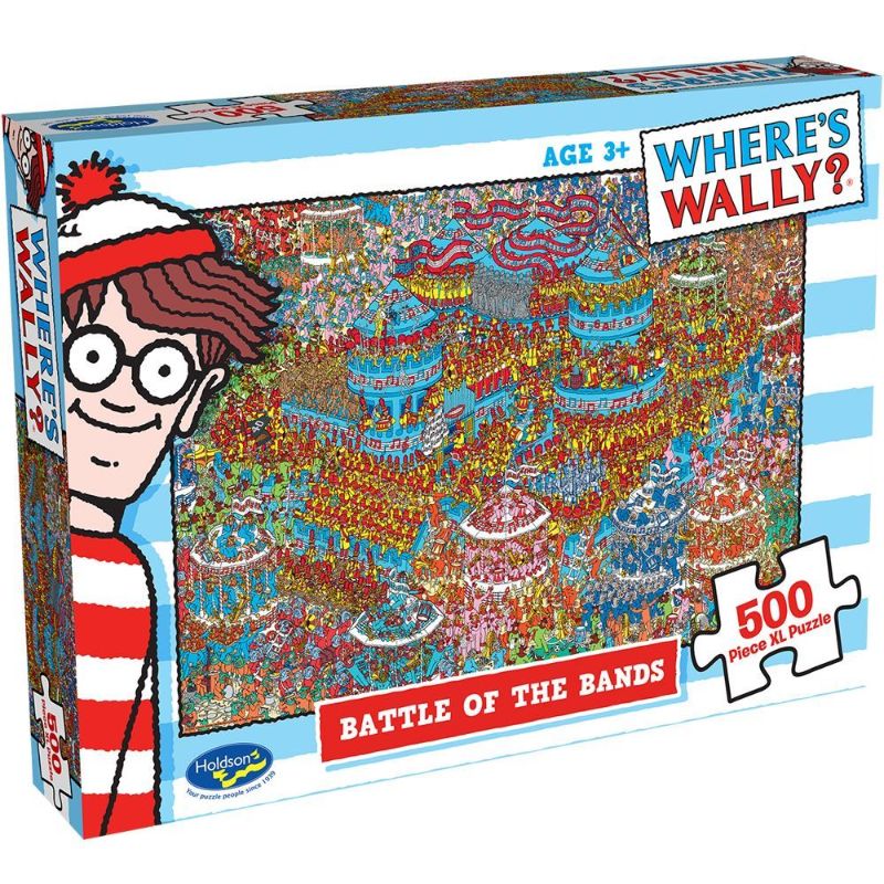 Holdson Puzzle - Where's Wally, 500XL pc (Battle of the Bands)