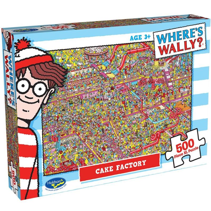 Holdson Puzzle - Where's Wally, 500XL pc (Cake Factory)