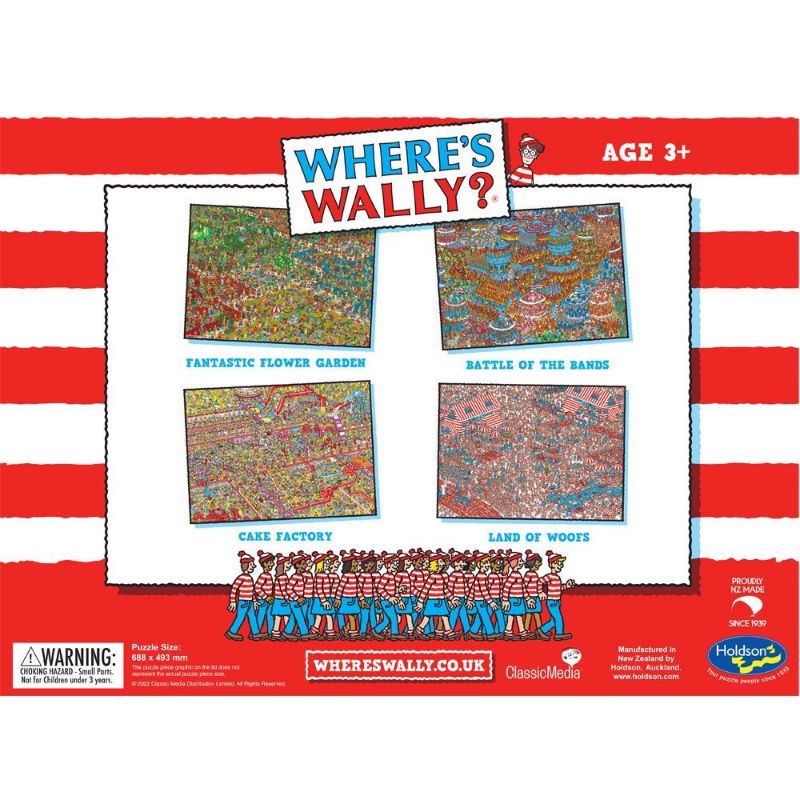 Holdson Puzzle - Where's Wally, 500XL pc (Cake Factory)