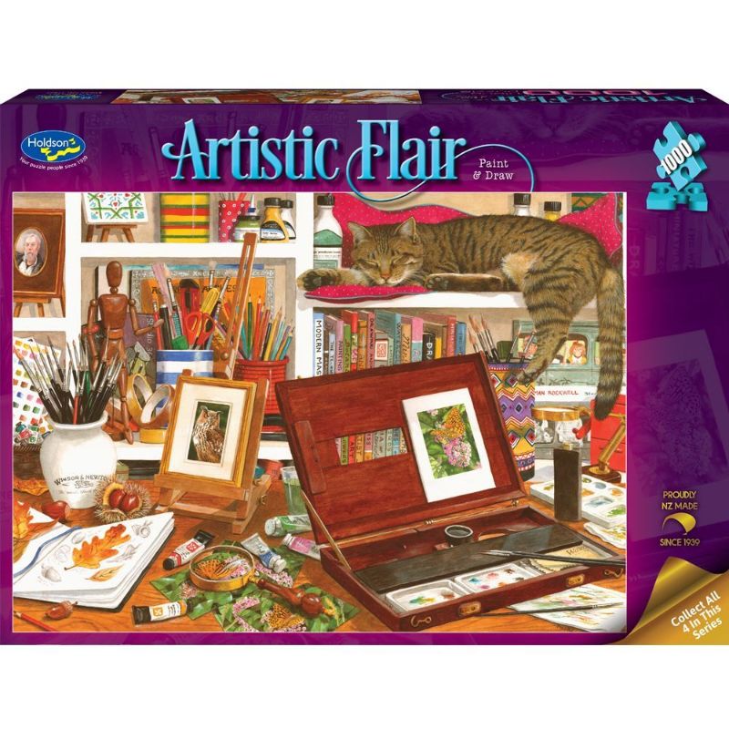 Holdson Puzzle - Artistic Flair, 1000pc (Paint & Draw)