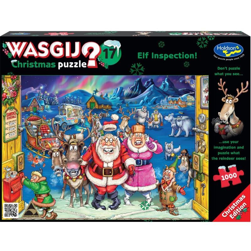 Holdson Puzzle - Wasgij Christmas 17, 1000pc (Elf Inspection!)