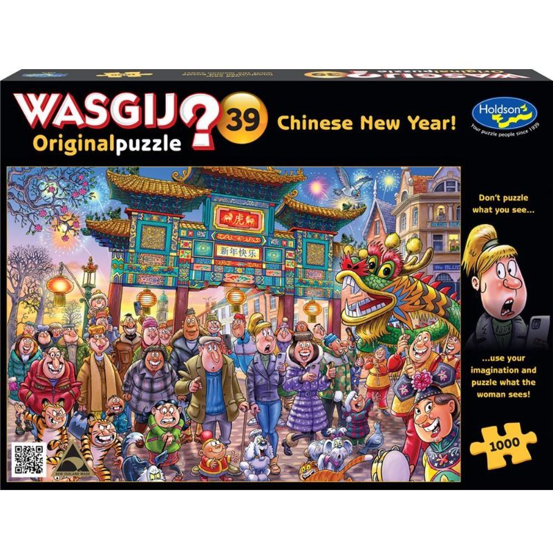 Holdson Puzzle - Wasgij Original 39 1000pc (Chinese New Year!)