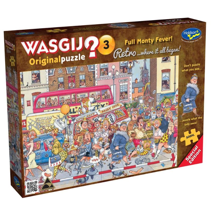 Holdson Puzzle - Wasgij Retro Original 3, 500XL pc (Full Monty Fever!)