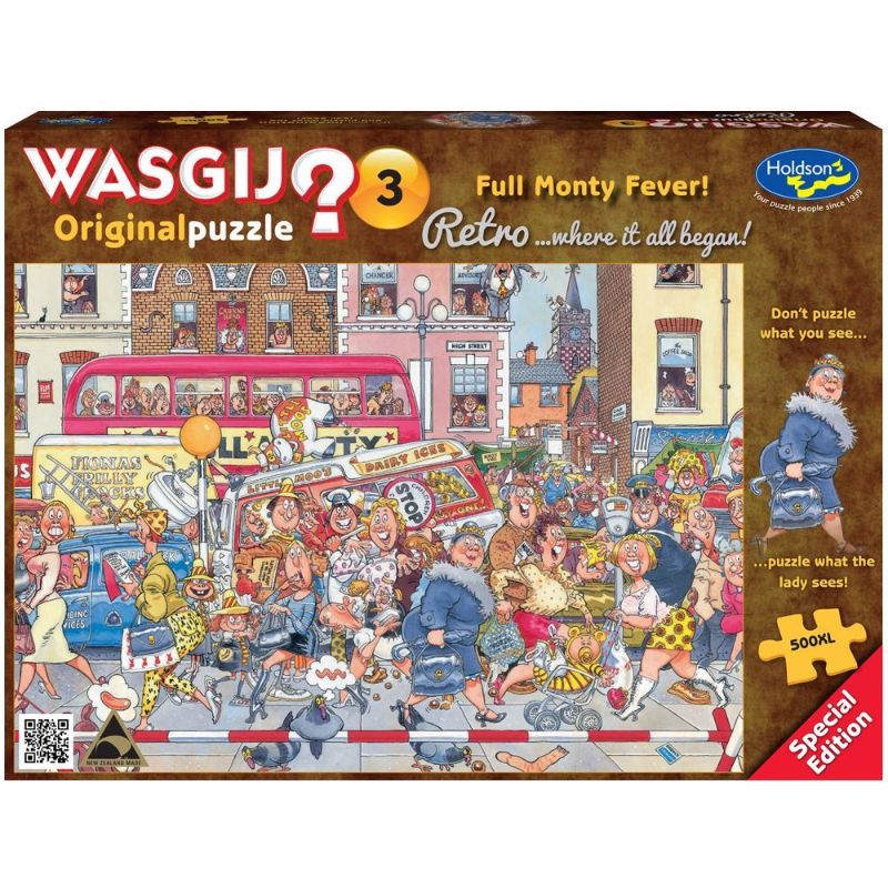 Holdson Puzzle - Wasgij Retro Original 3, 500XL pc (Full Monty Fever!)