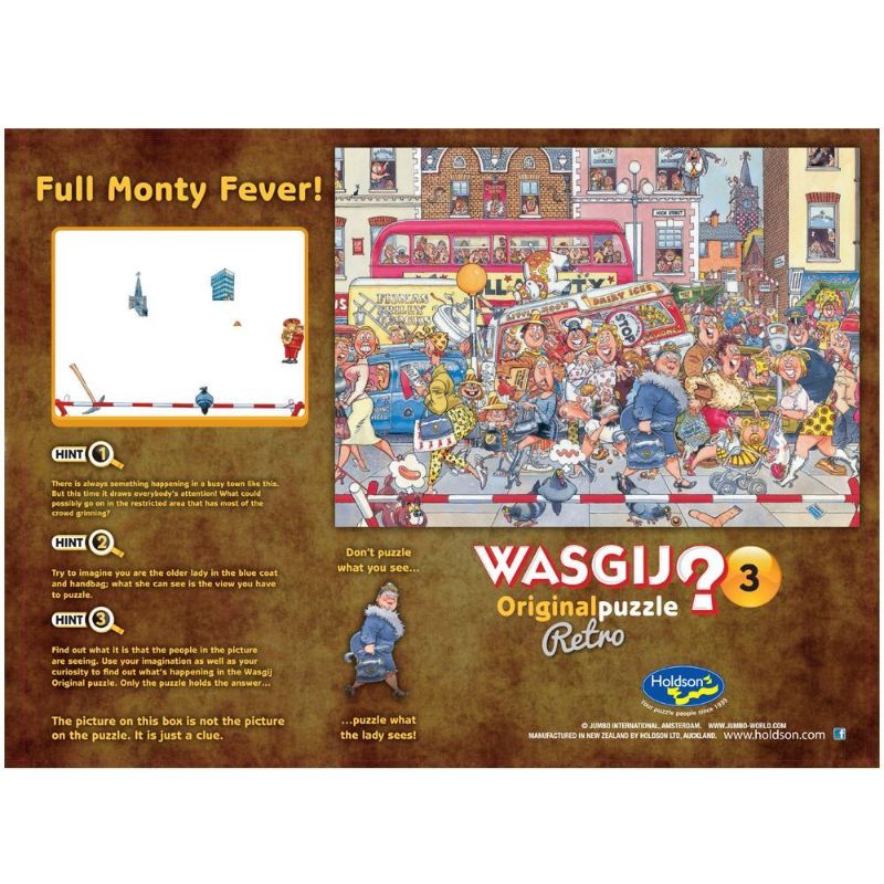 Holdson Puzzle - Wasgij Retro Original 3, 500XL pc (Full Monty Fever!)