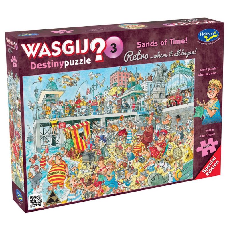 Holdson Puzzle - Wasgij Retro Destiny 3, 500XL pc (Sands of Time)