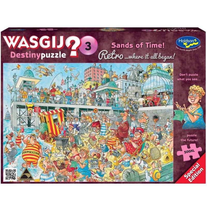 Holdson Puzzle - Wasgij Retro Destiny 3, 500XL pc (Sands of Time)