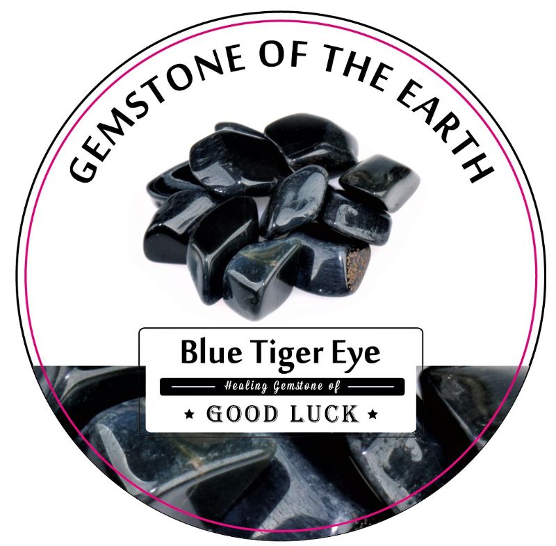 Tumbled stone - Blue Tiger Eye (0.5Kg Box)
